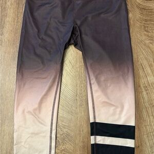 ALO Brown Ombré Leggings